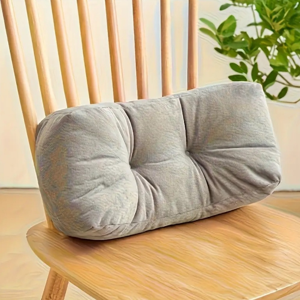 Gray Lumbar Support Pillow NIP